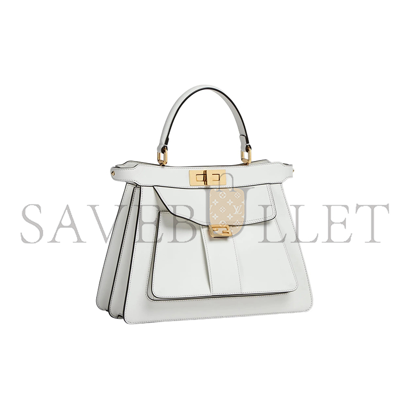 F**di peekaboo i see u leather top handle bag 8bn321amcxf0k7e (23*18*11cm)